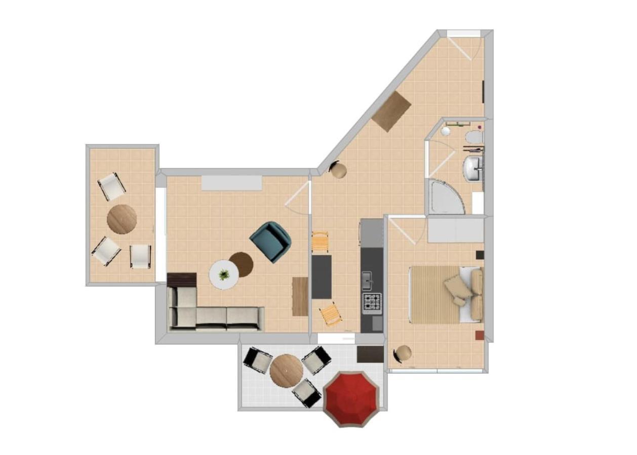 Ferienwohnung Meeresrauschen バーベ エクステリア 写真